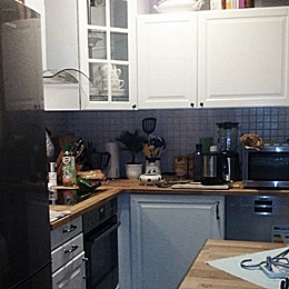 Hausmannskost in kleiner Ikea Küche / selbst gekauft