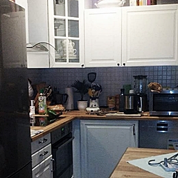 OliviasDelights Küche Hausmannskost in kleiner Ikea Küche / selbst gekauft